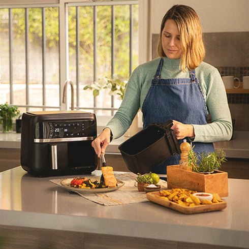 Freidora sin Aceite Cecotec Cecofry Advance Double Negro 2850 W 9 L
